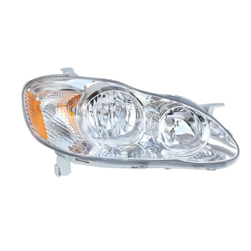 For 2003-2004 Toyota Corolla LE CE Front Bumper Headlights Fog Lights Lamps 4PCS