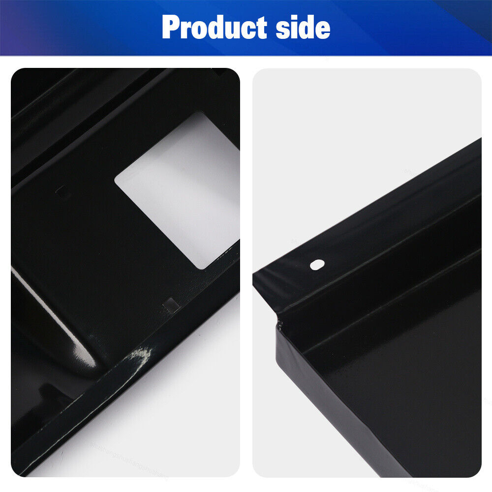 Rear Bumper Roll Pan W/ License Lamp For 99-07 Silverado Sierra Fleetside Pickup