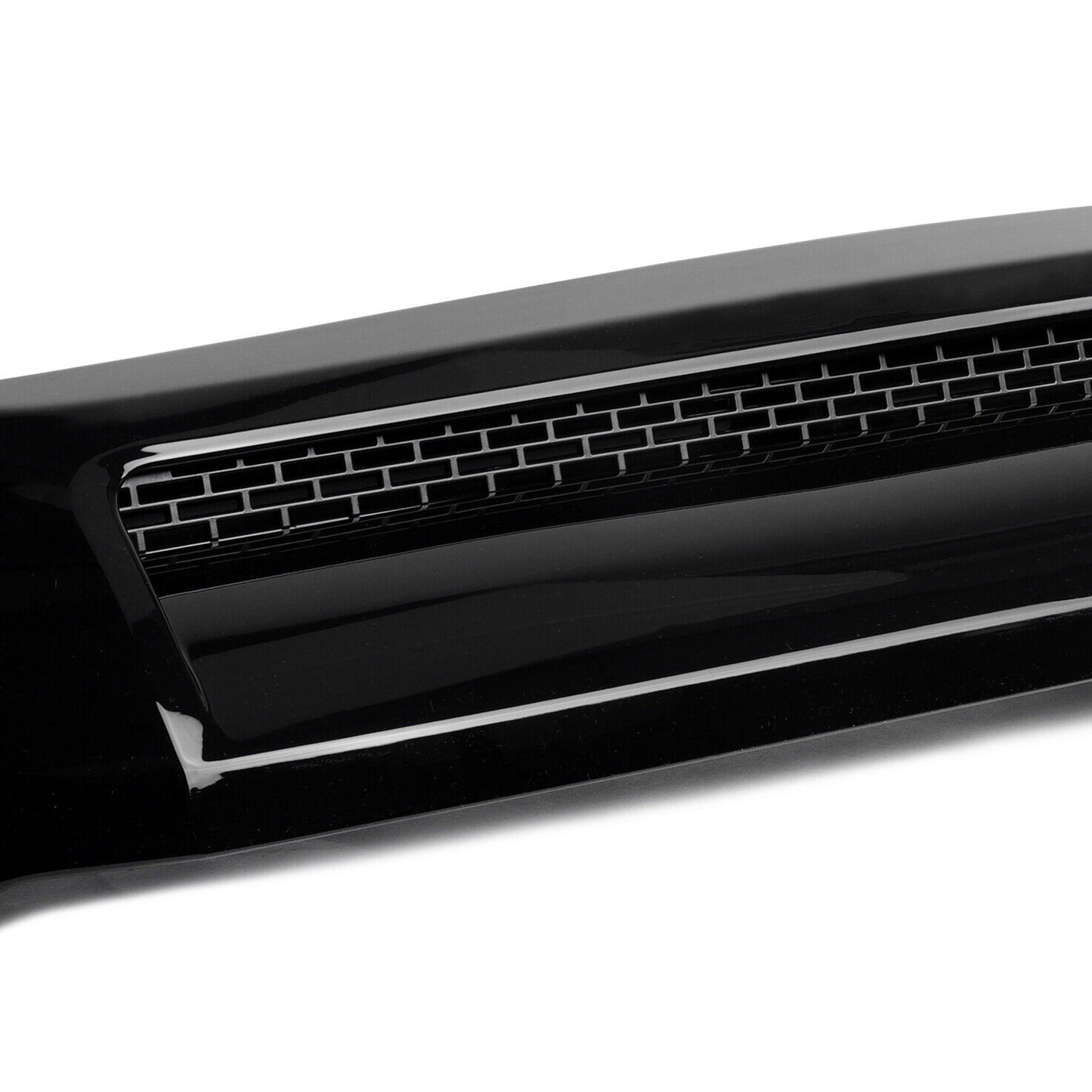 For 14-21 Toyota Tundra Platinum Style Upper Grille Hood Bulge Scoop Gloss Black