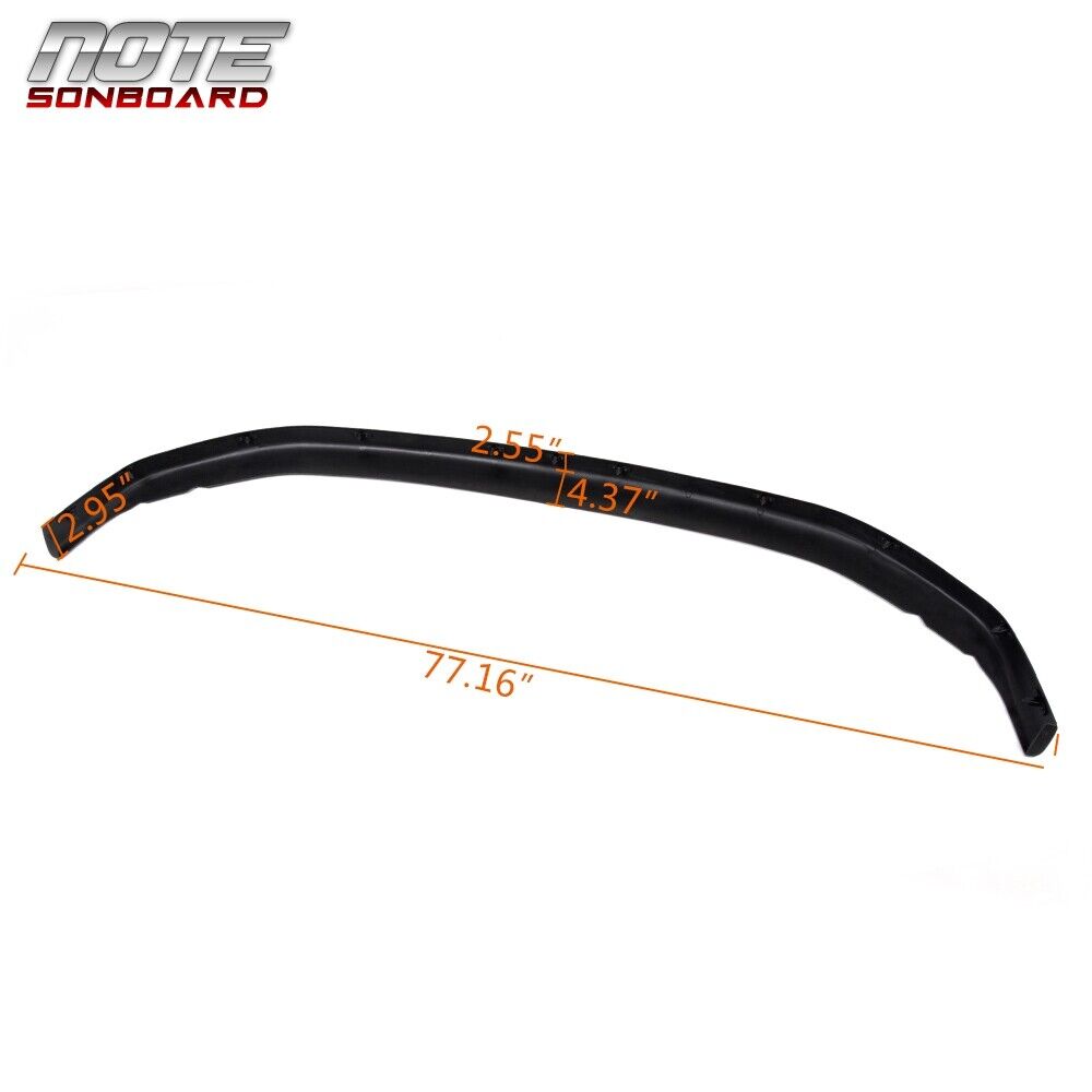 TEXTURED BLACK FRONT UPPER BUMPER PAD NEW FIT FOR 94-02 DODGE RAM 1500 2500 3500