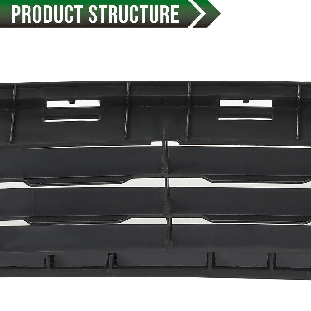 Fit For 2007-2009 Toyota Camry Front Bumper Lower Grille Grill Assembly Black