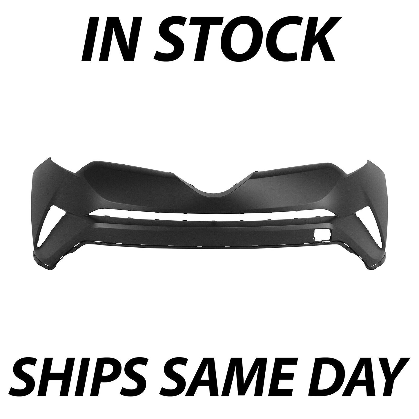 NEW Primered - Front Upper Bumper Cover Fascia for 2018 2019 Toyota C-HR CHR