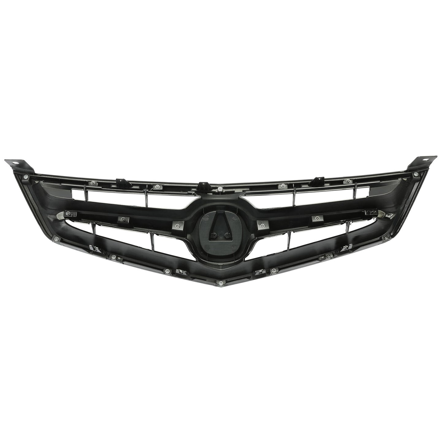 Front Grill Grille W/Black Molding FOR 2006-2008 Acura TSX Replace for AC1200112