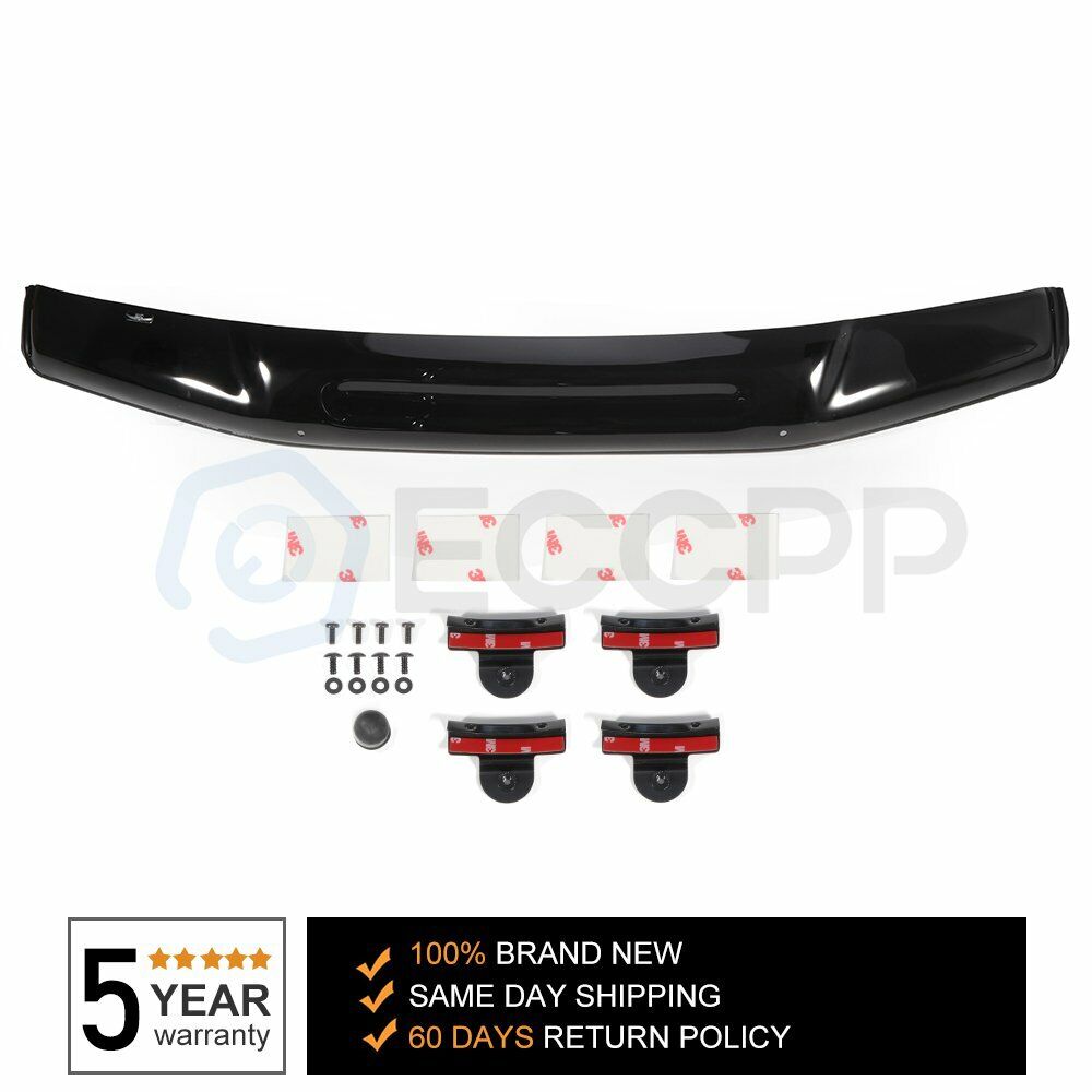1PCS Fits 2005-2018 Nissan Frontier Front Bug Shield Hood Deflector Stone Guard