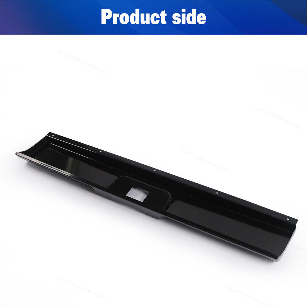 Rear Bumper Roll Pan W/ License Lamp For 99-07 Silverado Sierra Fleetside Pickup