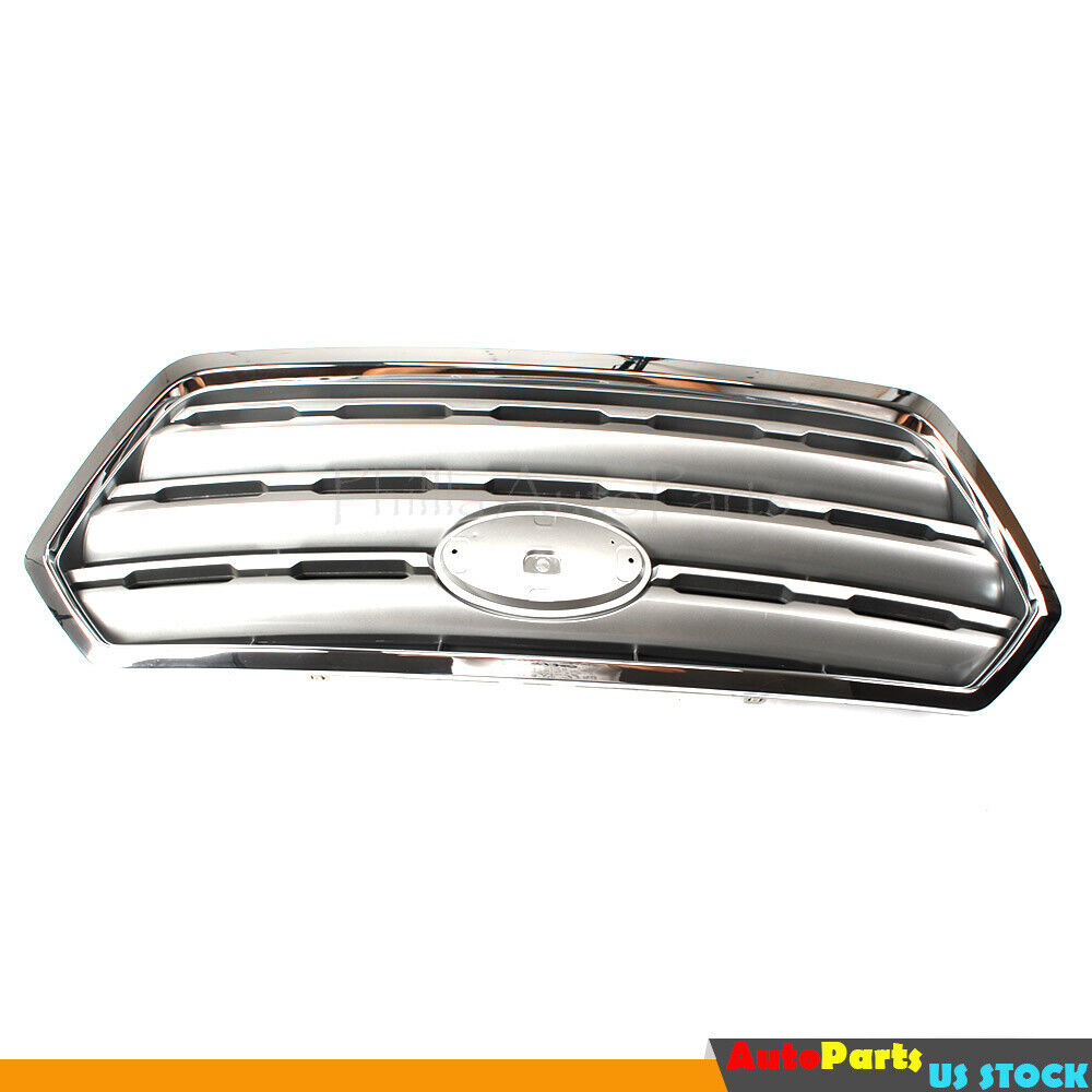 New Front Bumper Grill Grille Silver for Subaru Outback 2015 to 2017