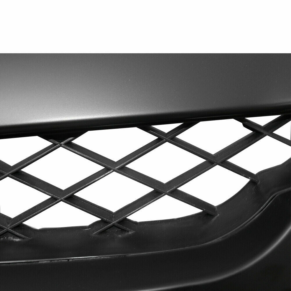 FOR 2011-12 HONDA ACCORD 4DR SEDAN MATTA BLACK JDM SPORT FRONT BUMPER MESH GRILL