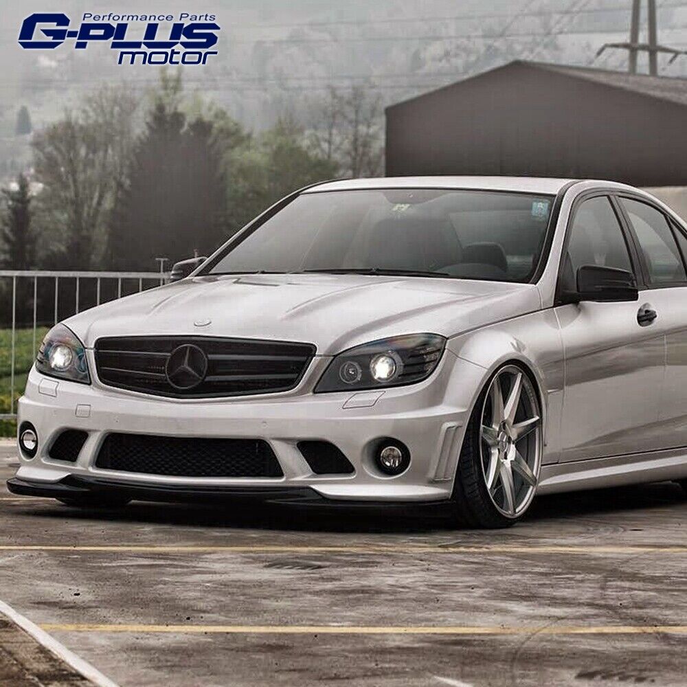 Front Bumper Fog Lights W/ Bulbs Pair Fit For 2008-2010 Benz C300 C63 AMG C350