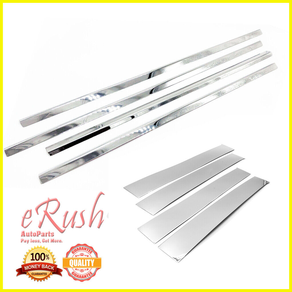 FITS 2019-2020 NEW GEN RAM 1500 CREW CAB STAINLESS STEEL WINDOW SILL+DOOR PILLAR