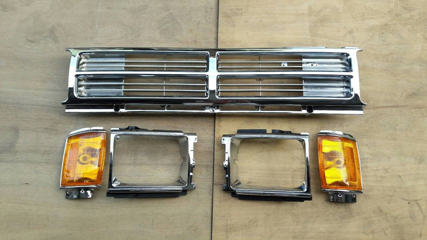 Fit For Toyota Pickup 4Runner 1987-88 RN65 4WD Grille Assembly Chrome TO1200133