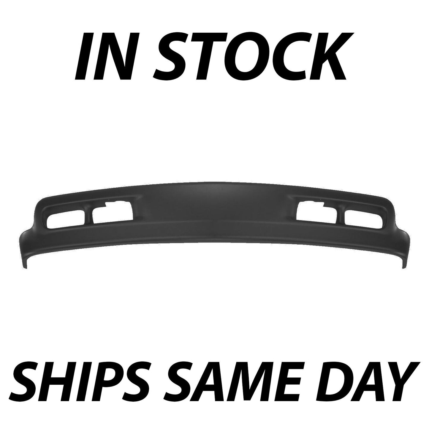 NEW Black Front Bumper Lower Air Deflector for 1999-2002 Chevy Silverado Pickup