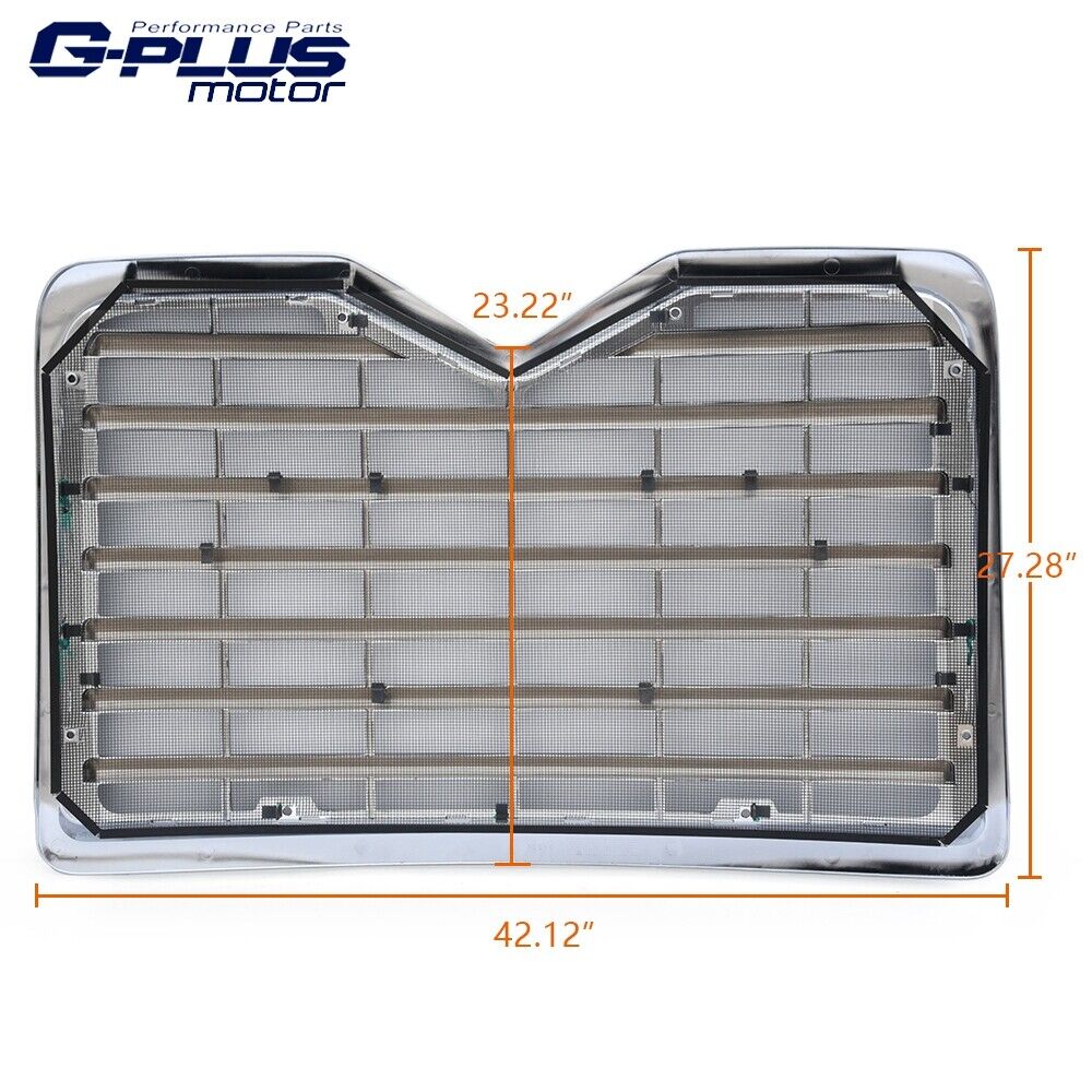 Fit For 02-16 Mack Vision Pinnacle CX 20791629 25166278 Chrome Front Grill
