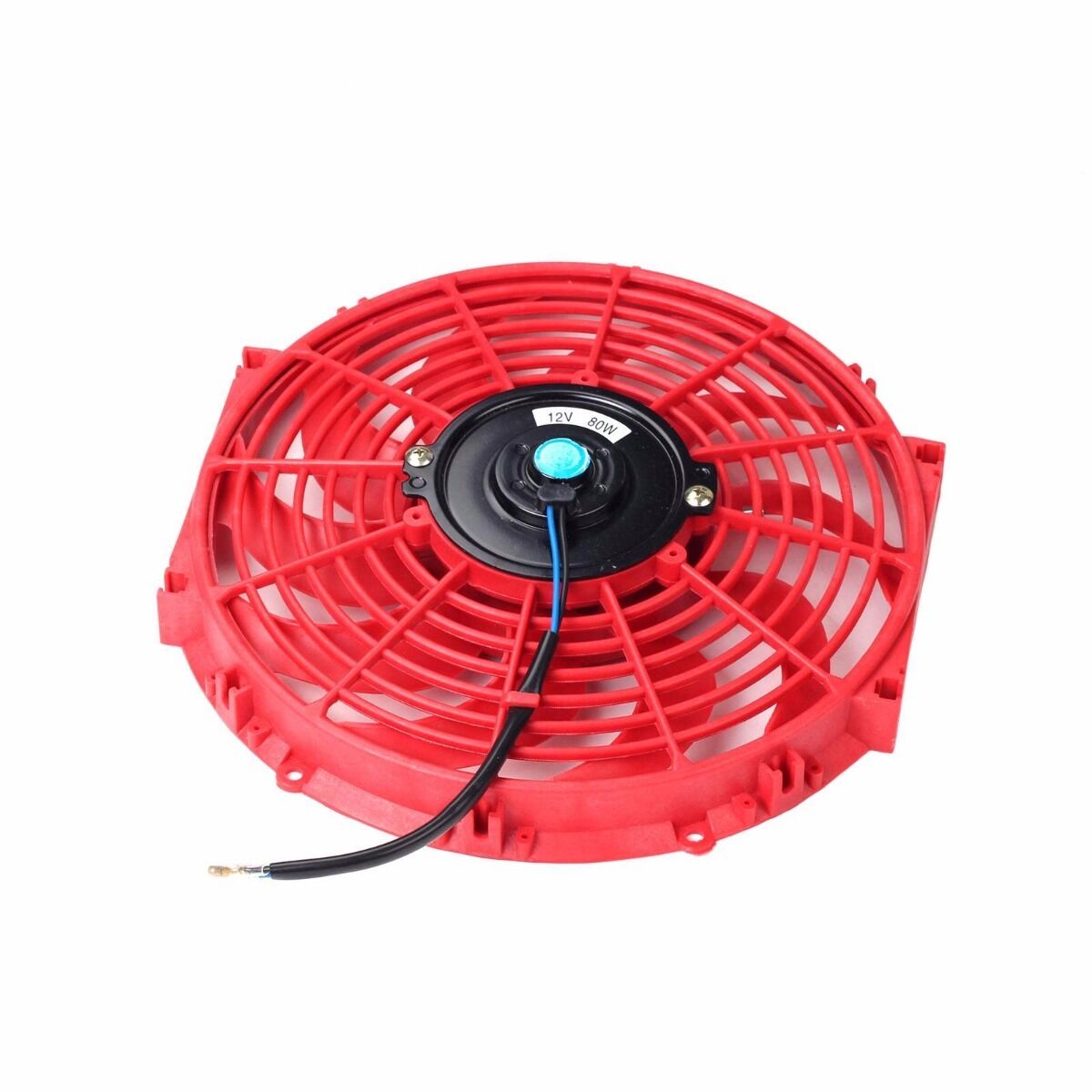 2X 12 inch Universal Slim Fan Push Pull Electric Radiator Cooling 12V Mount Kit