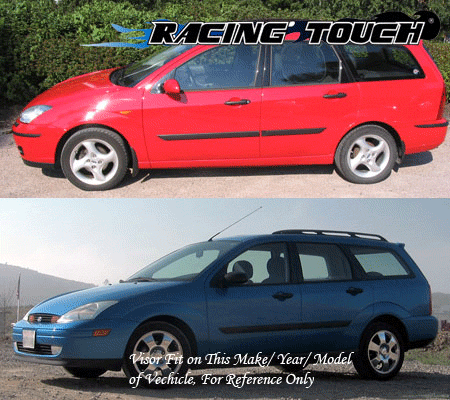 Window Visor Rain Guard Ford Focus 00 01 02 03 04 05 06 07 2000-2007 Wagon
