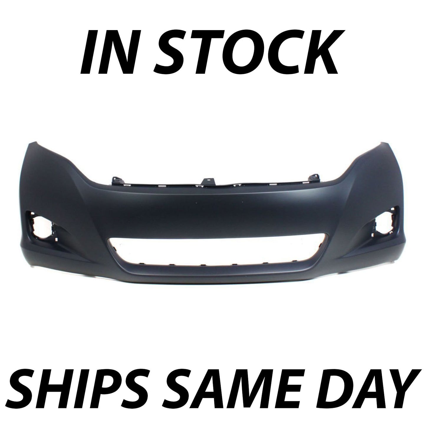 NEW Primered - Front Bumper Cover Fascia Replacement for 2009-2016 Toyota Venza