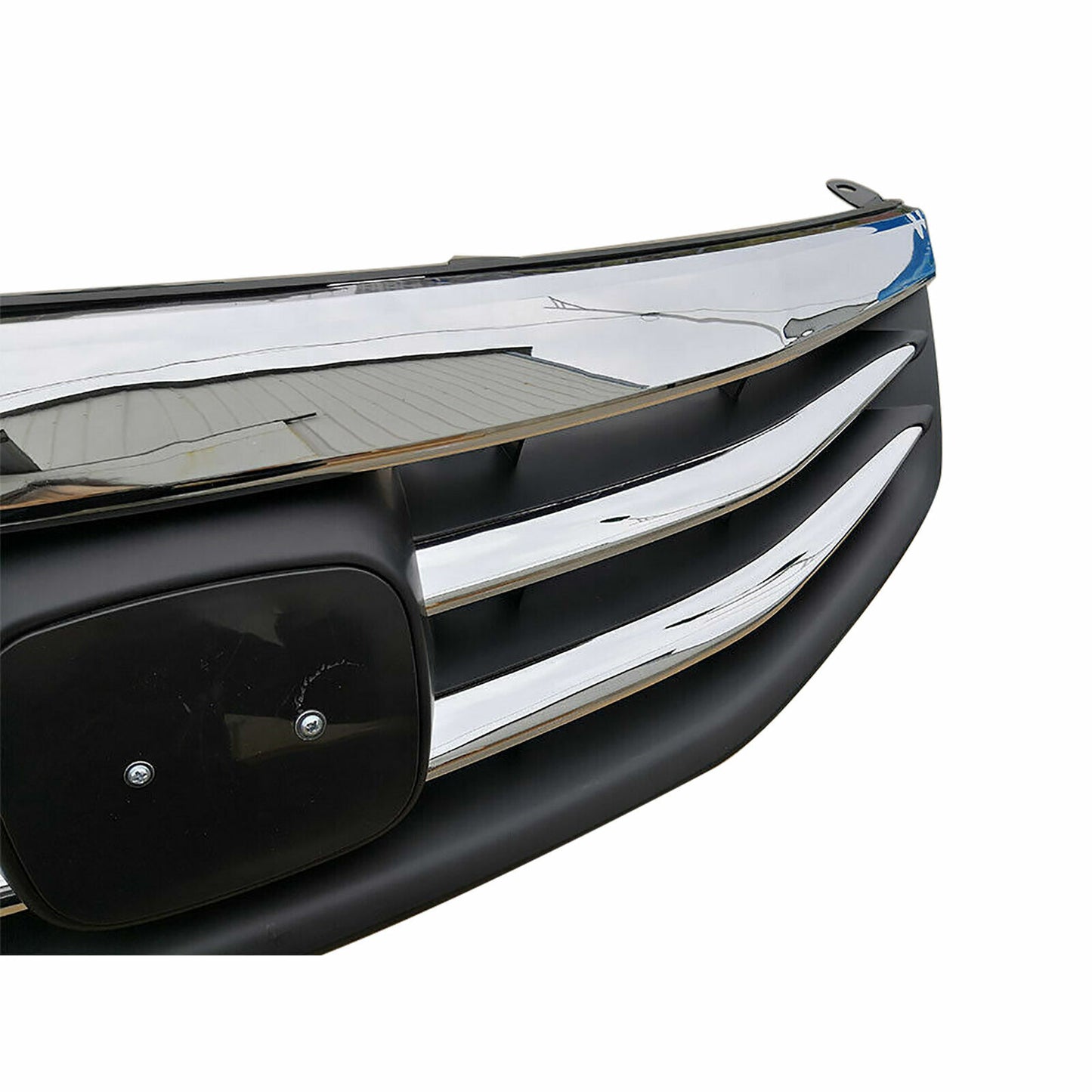 Front Bumper Upper Grille w/Chrome Trim Grill For Honda Accord 2011 2012 Sedan