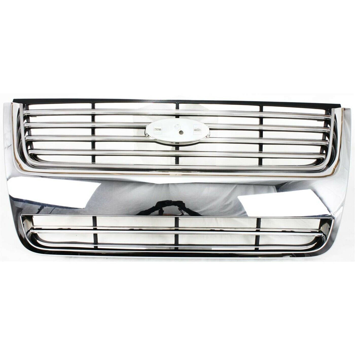 Front Bumper Chrome Grille For 2006 2007 2008 2009 2010 Ford Explorer