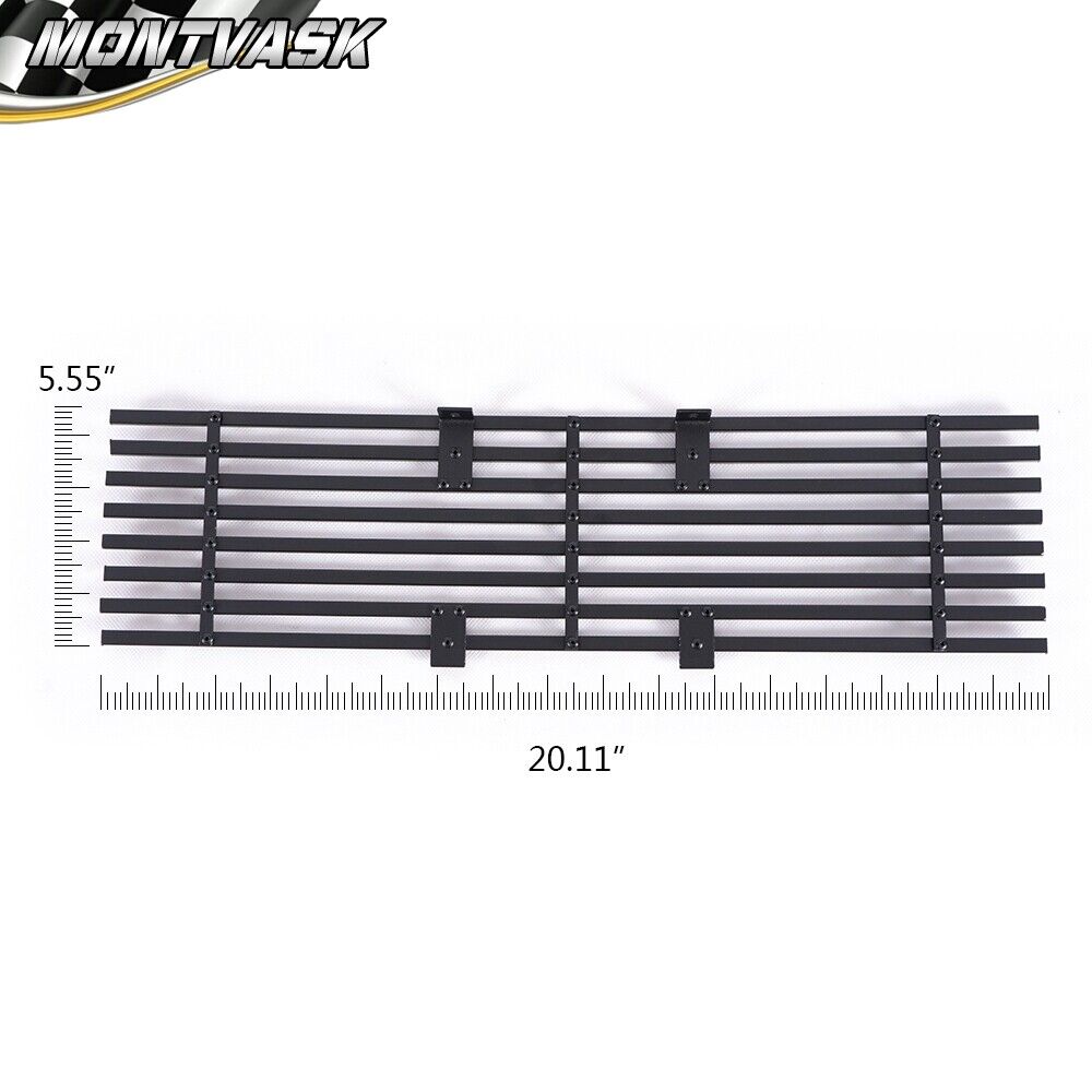 Bumper Black Billet Grille Grill Insert Fit For 2009-2014 Ford F150 F-150 Pikcup