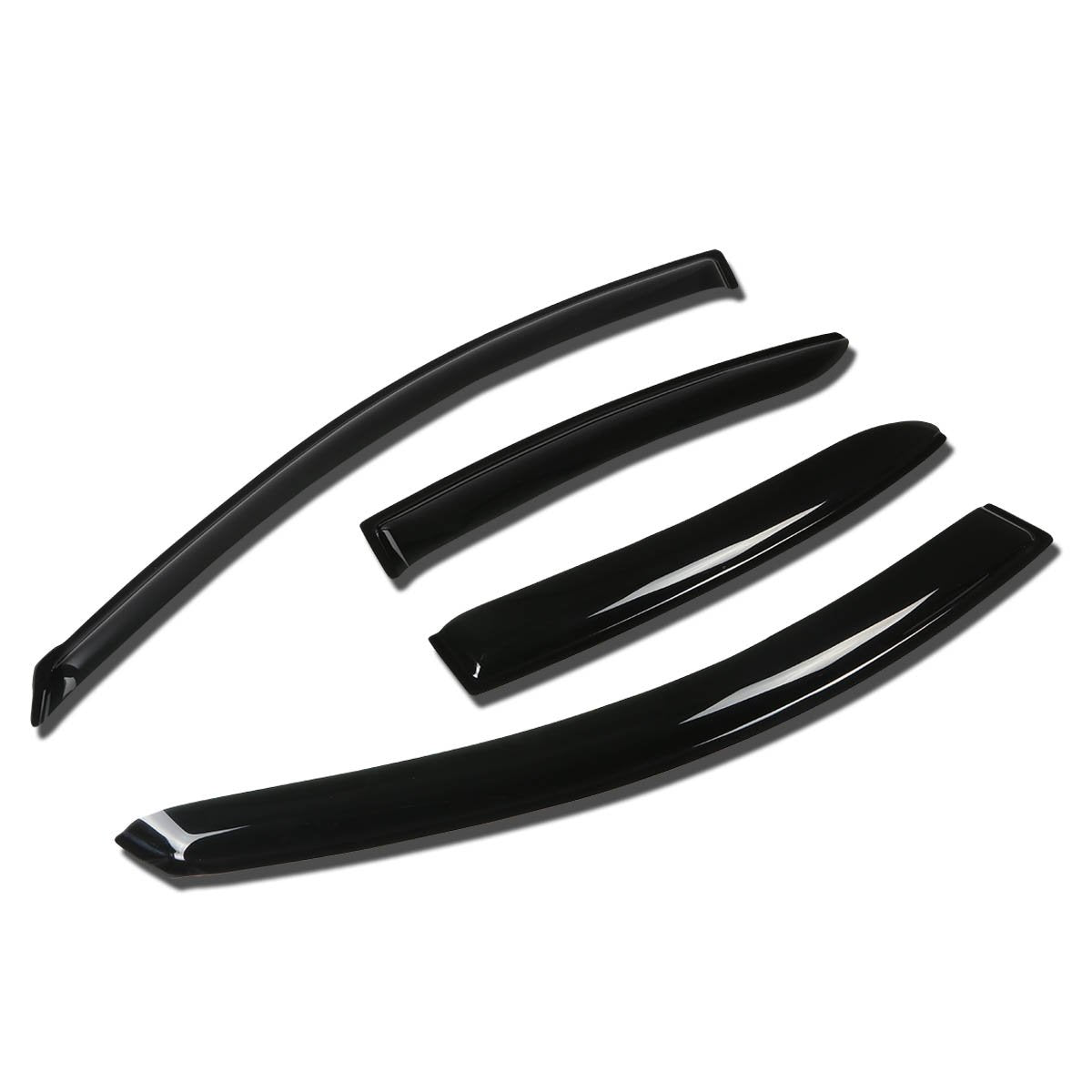 For 2010-2013 Mazda 3 i/S 4Dr Smoke Tint Window Visor Sun Wind/Rain Deflector