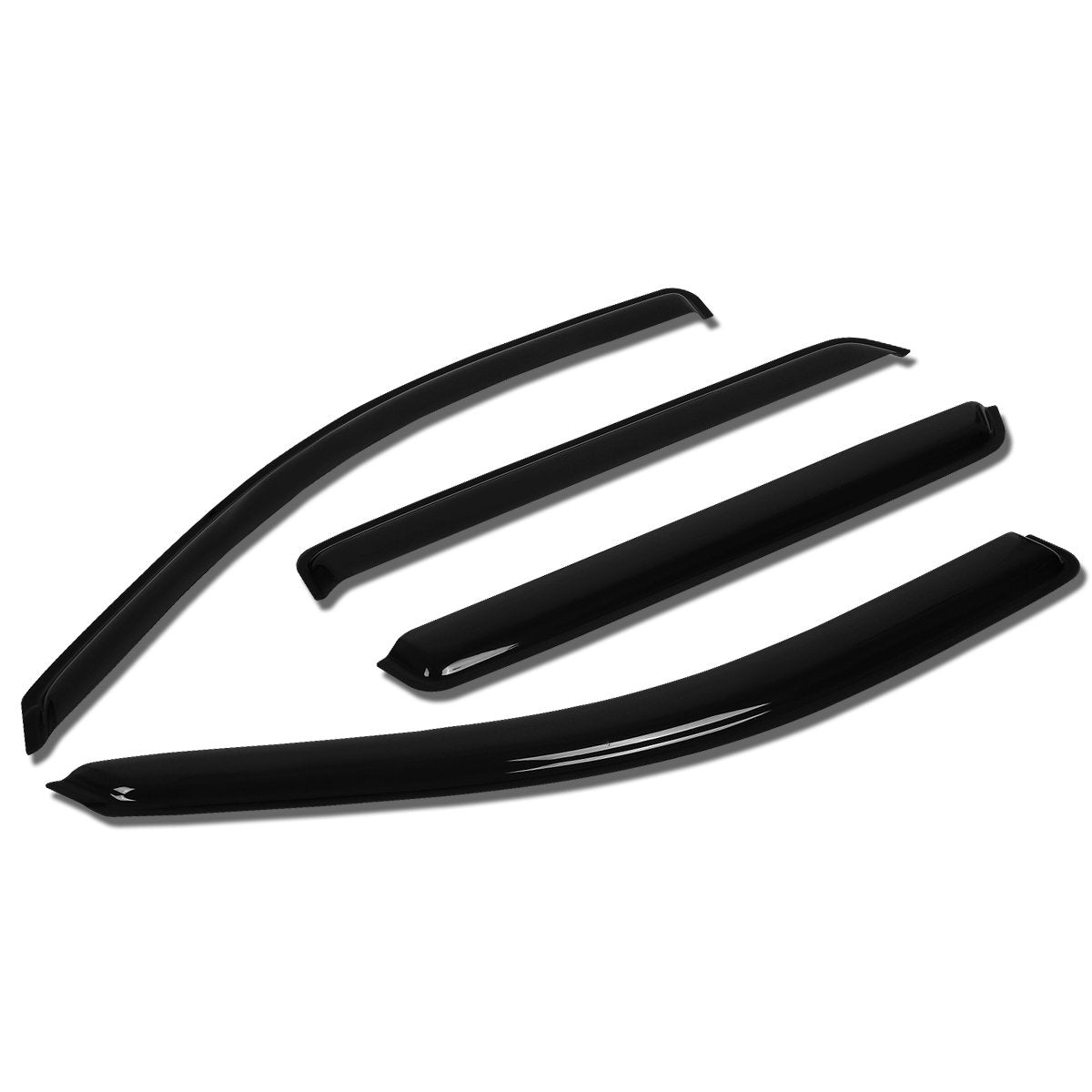 4pcs Smoke Window Visor For 1999-2005 Volkswagen Golf Hatchback Rain Deflector