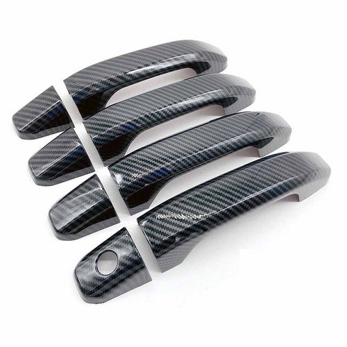 For 2014-2020 Chevy Silverado/Sierra Tahoe Yukon Carbon Fiber Print Handle Cover
