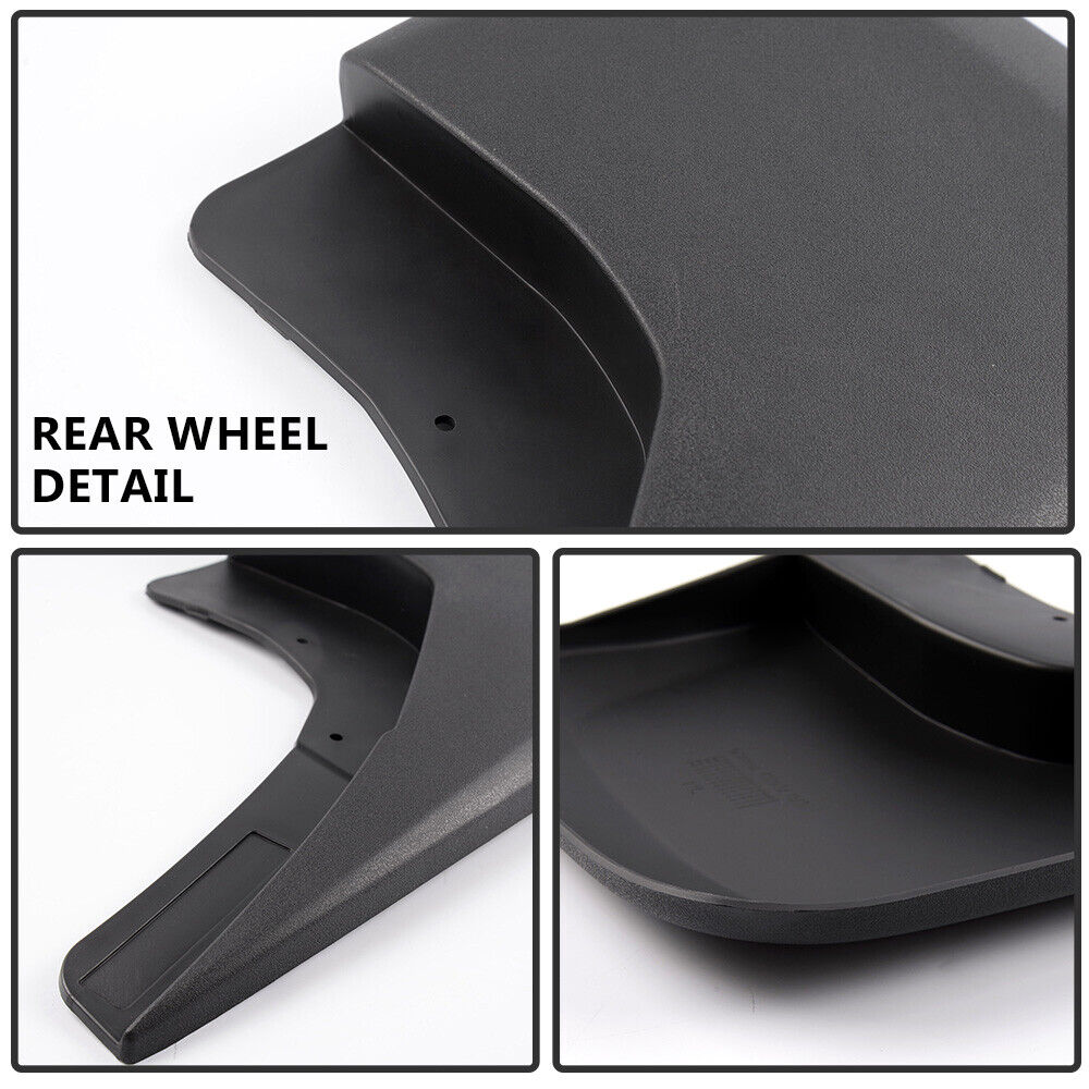 Fit 2014-2018 Chevy Silverado 1500 2500HD 3500HD Truck 4pcs Mud Guard Flaps
