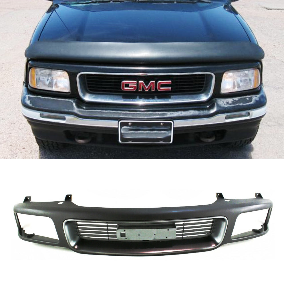 Front Bumper Grille Black Grill w/Silver Insert For 95-97 GMC Jimmy 94-97 Sonoma
