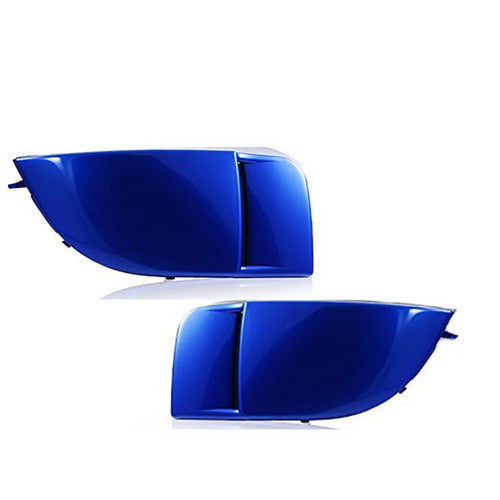 For 2004-2005 Subaru Impreza WRX STi Blue Fog Light Lamp Bumper Bezel Cover Cap