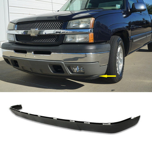 Front Valance Deflector Extension Textured For 2003-06 Chevrolet Silverado 1500