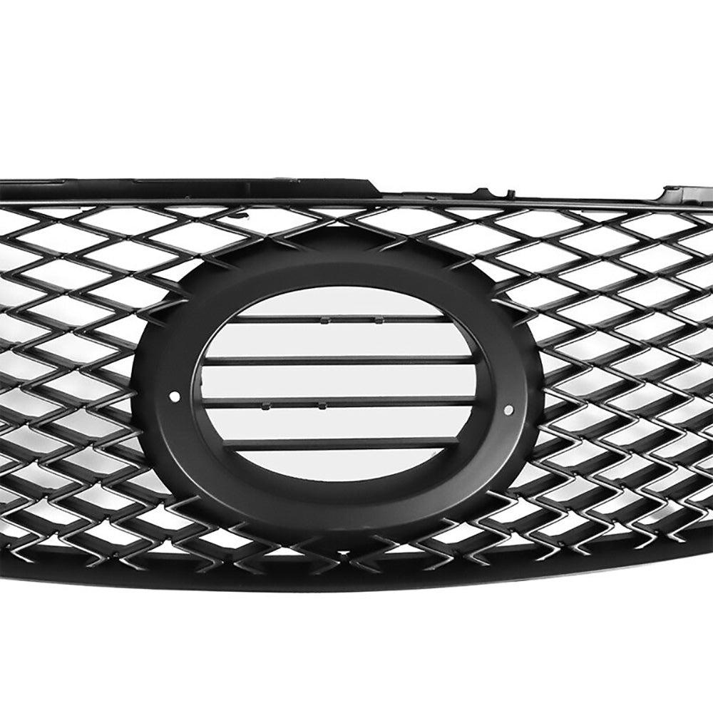 For 06-08 Lexus IS250 350 IS-F Style Front Bumper Hood Mesh Grille Grill Black