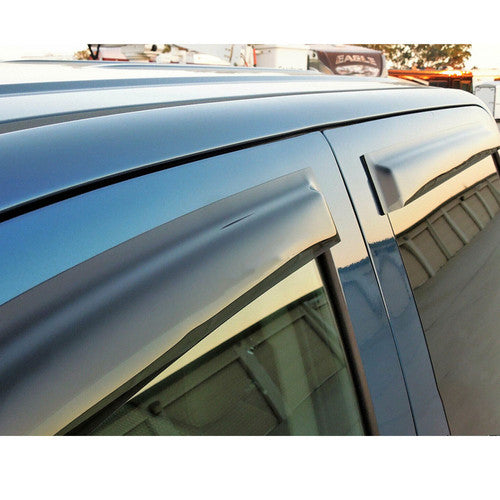For 2019 2020 Chevy Silverado 1500 Double Cab Rain Deflector Window Vent Visors