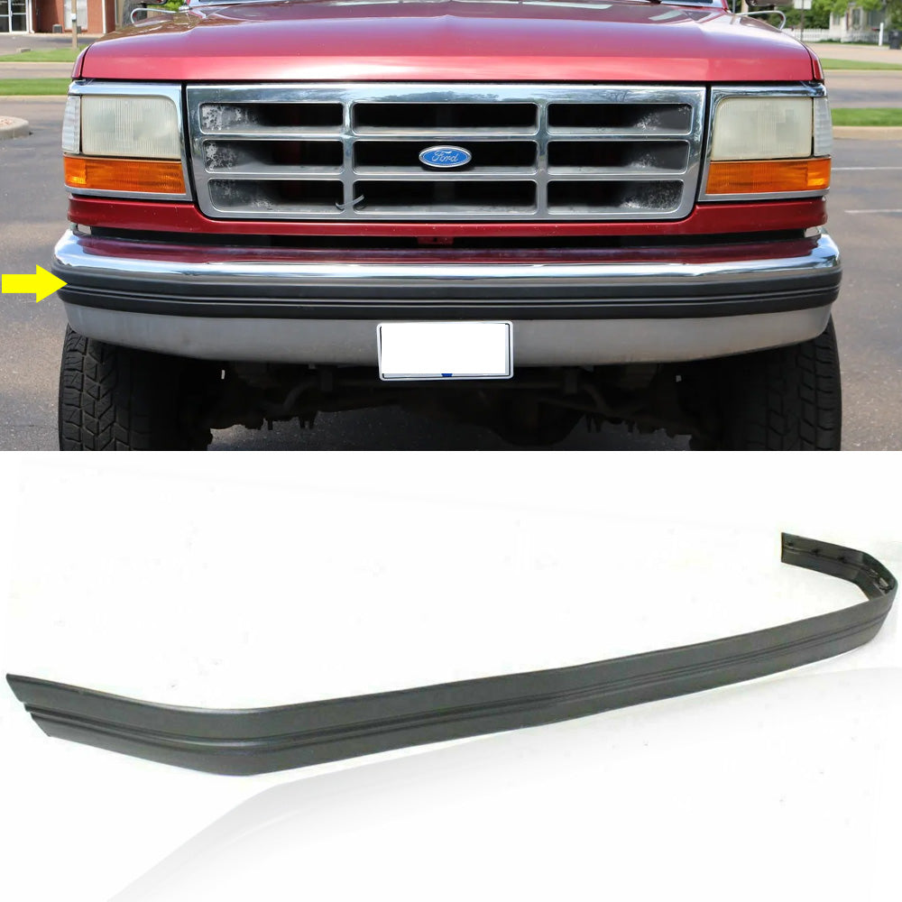 For 1992-1997 New Ford F-150 F-250 Front Bumper Impact Strip FO1057220