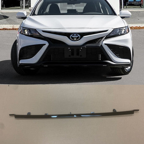 3PCS For 2021 2022 TOYOTA Camry SE XSE Bumper Lower Grille Molding Trim Glossy