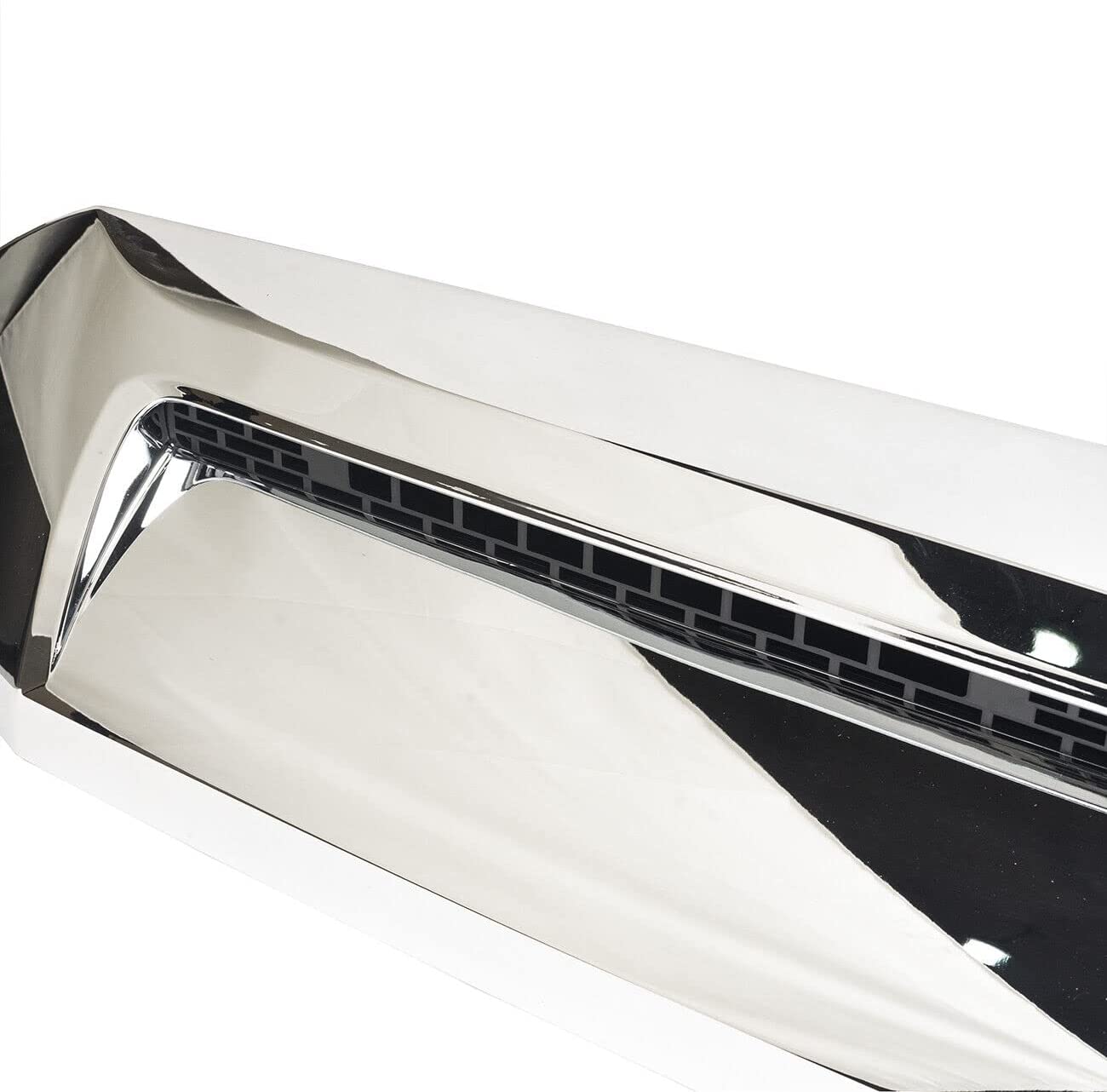 Chrome Front Upper Hood Bulge Molding Grille Trim Compatible with 2014-2021 Tundra 76180-0C030