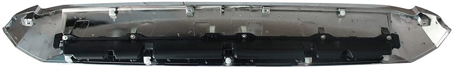 Chrome Front Upper Hood Bulge Molding Grille Trim Compatible with 2014-2021 Tundra 76180-0C030