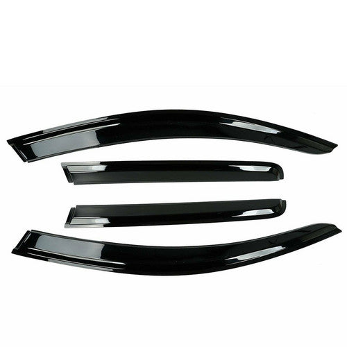 Fit 2015-2020 Chevy Colorado Crew Cab Smoke Window Visors Rain Guards Shade 4PCS