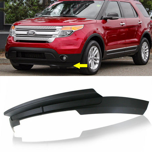 Front Lower Valance NEW Deflector Without Tow Hook For 2011-2015 Ford Explorer