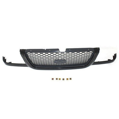 For 2001 2002 2003 Ford Ranger Front bumper Upper Grille Black Grill