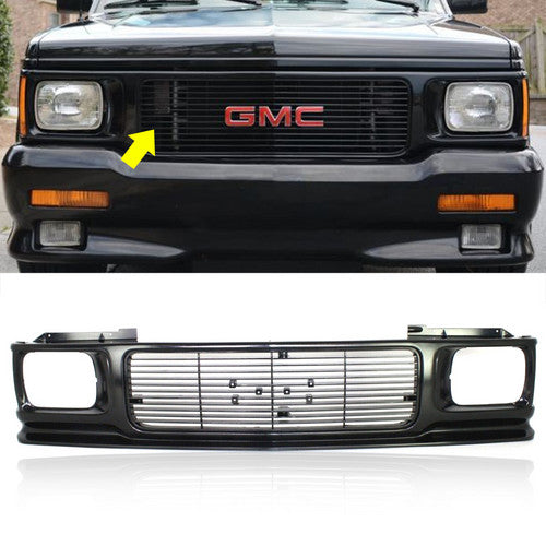 Textured Black Front Bumper Grille For 1991-1993 GMC Sonoma 1992-1994 Jimmy