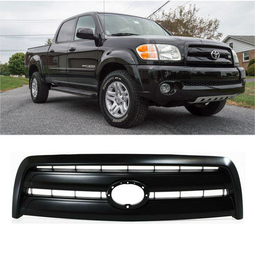 Grille For 2003-2006 Toyota Tundra Base Model Regular/Access Cab Black Plastic