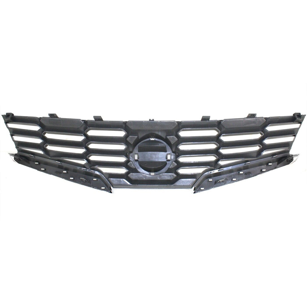 Grille 2008 For Nissan Altima Chrome Lower Bars 2-Door Coupe And Black