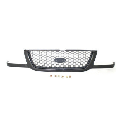 For 2001 2002 2003 Ford Ranger Front bumper Upper Grille Black Grill