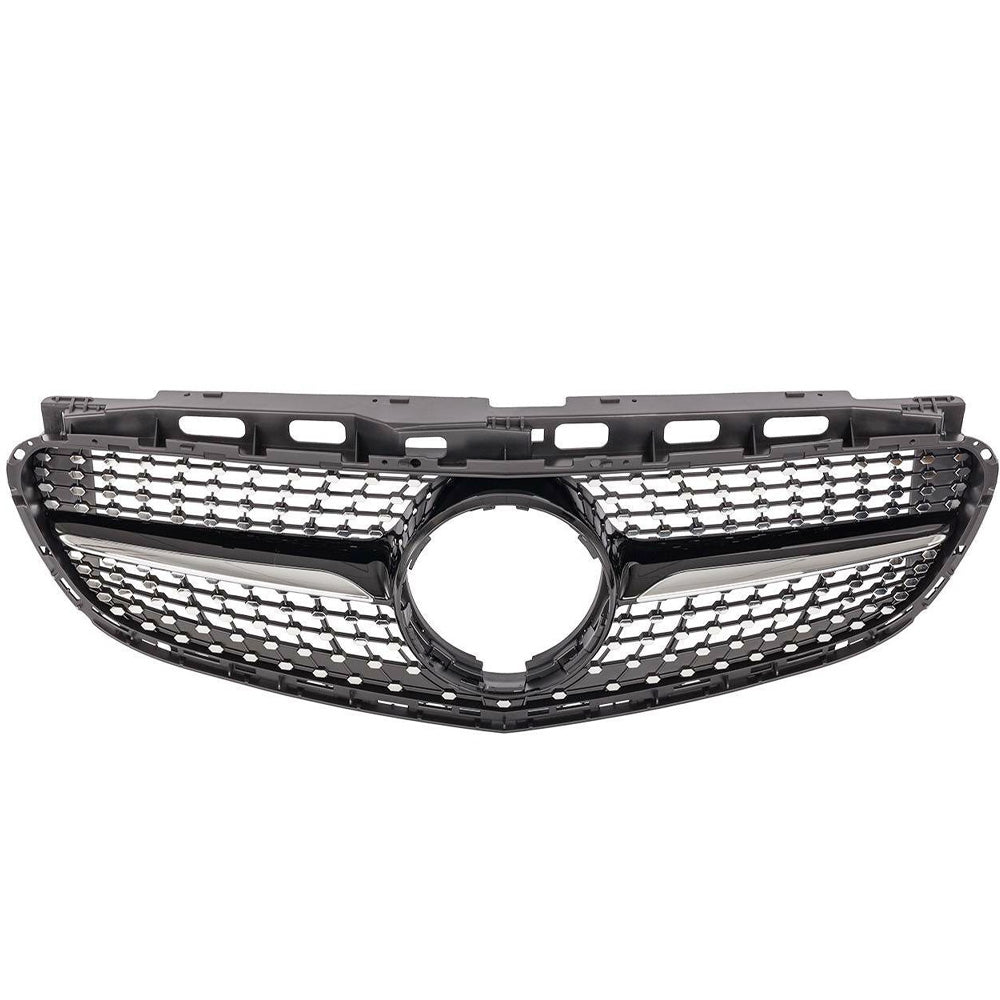 *标题: Bumper Grill Diamond Grille For 2014-2016 Mercedes Benz W212 E Class E250 E350