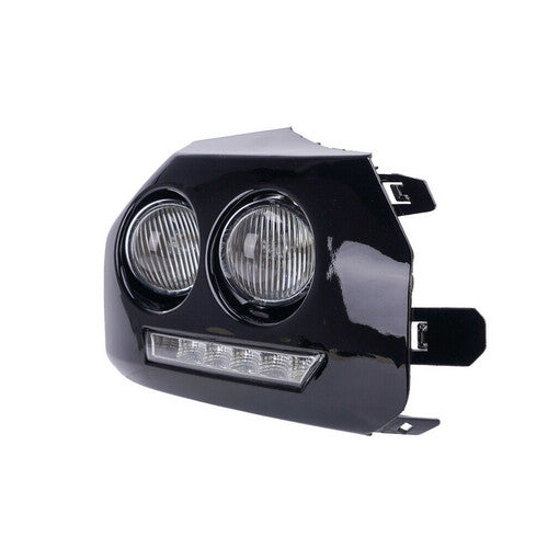 Pair Clear Fog Light For TOYOTA FJ CRUISER 2007-2013 2014 DRL LED Driving Lamps