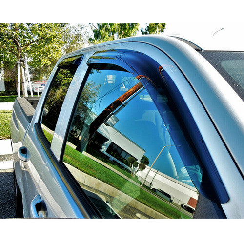 For 2019 2020 Chevy Silverado 1500 Double Cab Rain Deflector Window Vent Visors