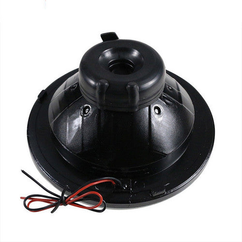 5-3/4" Inch Chrome Round Clear Lens White Halo Headlights Conversion Head Lamps