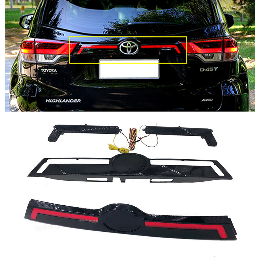 For 2015 2016 2017 2018 Toyota Highlander LED Tail Light Dynamic Signal Lamp