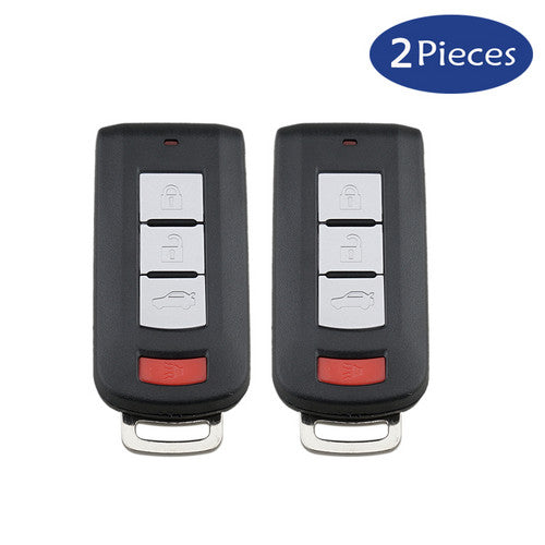2PCS SMART KEY PROXIMITY REMOTE FOBS FOR 08-16 MITSUBISHI LANCER OUC644M-KEY-N