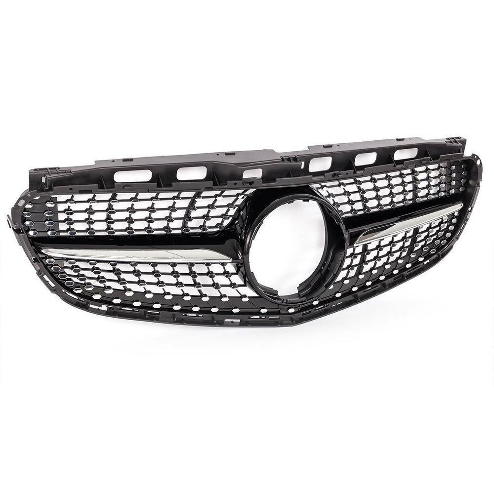 *标题: Bumper Grill Diamond Grille For 2014-2016 Mercedes Benz W212 E Class E250 E350