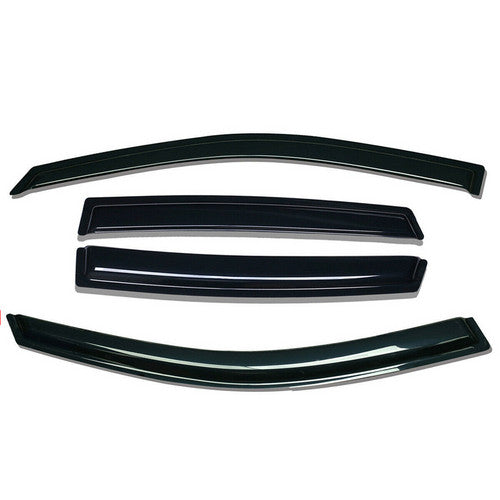 4PCS For 2016-2019 Honda Civic Coupe Window Visors Sun Rain Guard Wind Deflector